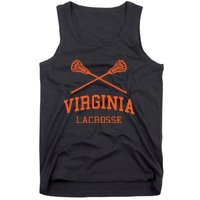 Virginia Lacrosse Vintage Lax Weathered Tank Top