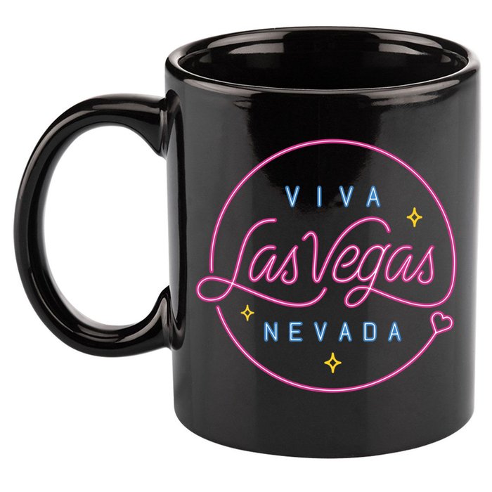 Viva Las Vegas Nevada Gift 11oz C Handle Ceramic Mug
