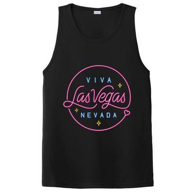 Viva Las Vegas Nevada Gift PosiCharge Competitor Tank