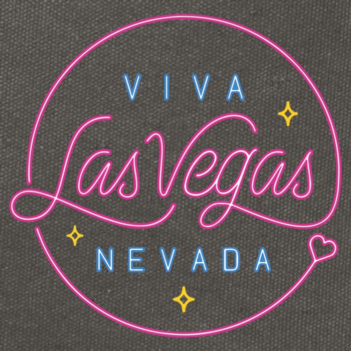 Viva Las Vegas Nevada Gift Cotton Canvas Backpack