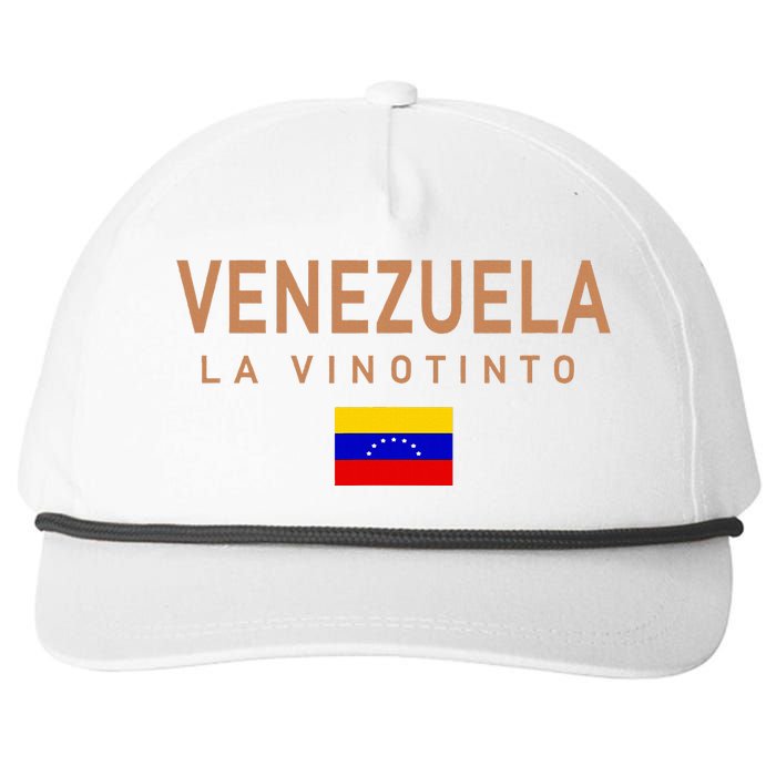 Venezuela La Vinotinto Team Snapback Five-Panel Rope Hat