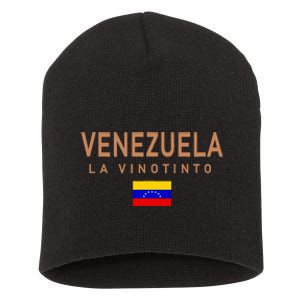 Venezuela La Vinotinto Team Short Acrylic Beanie