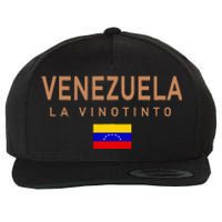 Venezuela La Vinotinto Team Wool Snapback Cap