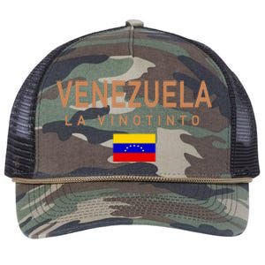 Venezuela La Vinotinto Team Retro Rope Trucker Hat Cap