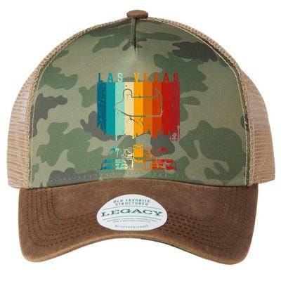 Vintage Las Vegas Formula Racing Track Circuit Fan Legacy Tie Dye Trucker Hat