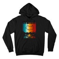 Vintage Las Vegas Formula Racing Track Circuit Fan Hoodie