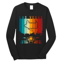 Vintage Las Vegas Formula Racing Track Circuit Fan Long Sleeve Shirt