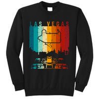 Vintage Las Vegas Formula Racing Track Circuit Fan Sweatshirt