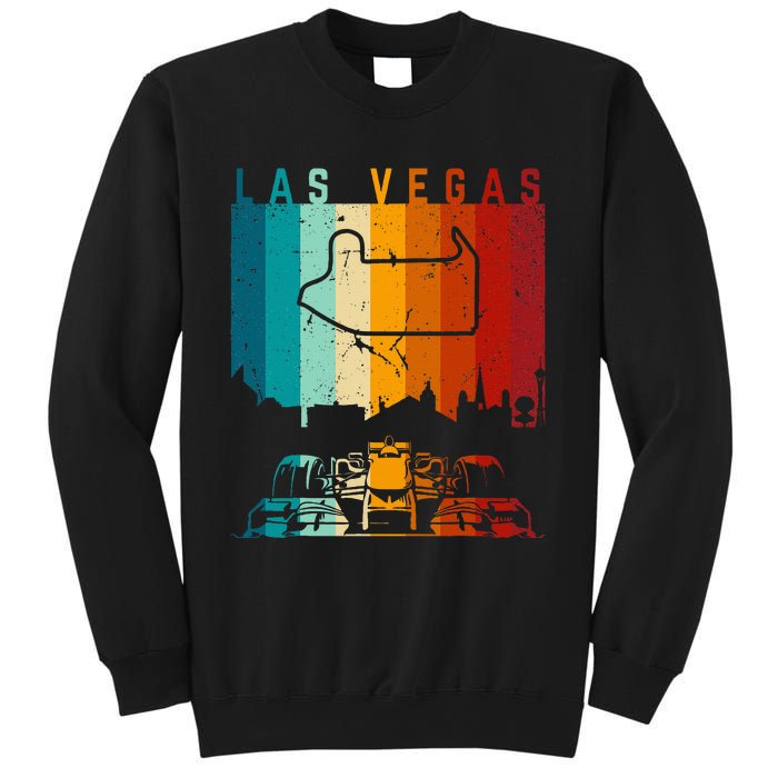 Vintage Las Vegas Formula Racing Track Circuit Fan Sweatshirt