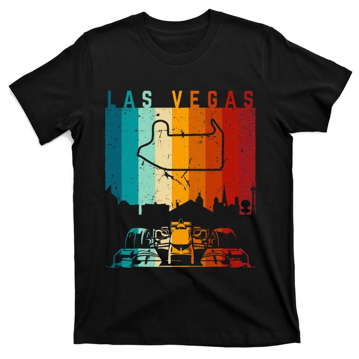 Vintage Las Vegas Formula Racing Track Circuit Fan T-Shirt