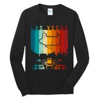 Vintage Las Vegas Formula Racing Track Circuit Fan Tall Long Sleeve T-Shirt