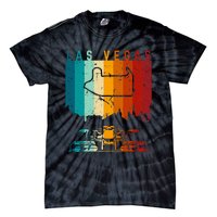 Vintage Las Vegas Formula Racing Track Circuit Fan Tie-Dye T-Shirt