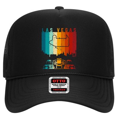 Vintage Las Vegas Formula Racing Track Circuit Fan Trucker Hat
