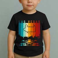 Vintage Las Vegas Formula Racing Track Circuit Fan Toddler T-Shirt