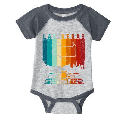 Vintage Las Vegas Formula Racing Track Circuit Fan Infant Baby Jersey Bodysuit