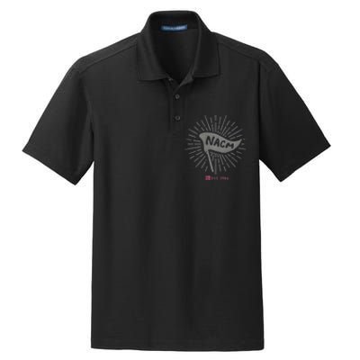 Vertical Logo Dry Zone Grid Polo