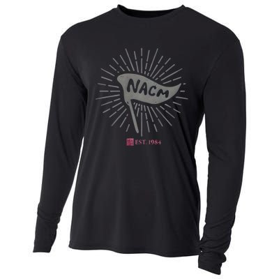 Vertical Logo Cooling Performance Long Sleeve Crew