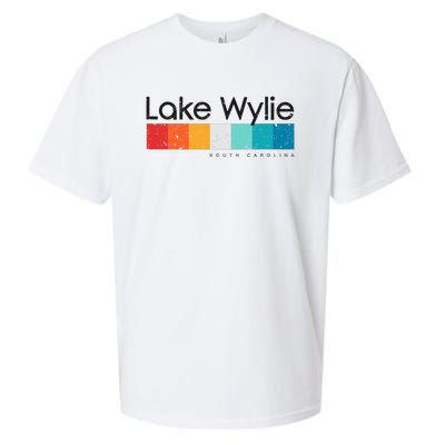 Vintage Lake Wylie Sc South Carolina Usa Retro Design Sueded Cloud Jersey T-Shirt