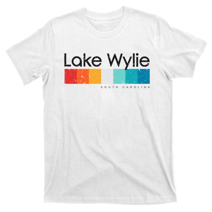 Vintage Lake Wylie Sc South Carolina Usa Retro Design T-Shirt