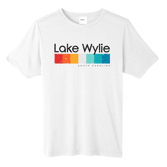 Vintage Lake Wylie Sc South Carolina Usa Retro Design Tall Fusion ChromaSoft Performance T-Shirt