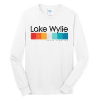 Vintage Lake Wylie Sc South Carolina Usa Retro Design Tall Long Sleeve T-Shirt