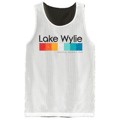 Vintage Lake Wylie Sc South Carolina Usa Retro Design Mesh Reversible Basketball Jersey Tank