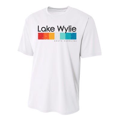 Vintage Lake Wylie Sc South Carolina Usa Retro Design Performance Sprint T-Shirt