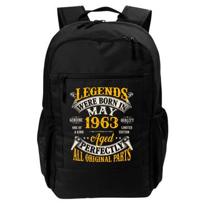 Vintage Legends Were Born In May 1963 Birthday Backpack