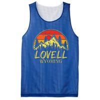 Vintage Lovell Wyoming WY Mountains Hike Hiking Souvenir Mesh Reversible Basketball Jersey Tank