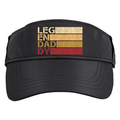 Vintage Legendaddy Worlds Coolest Dad Fathers Day Gift Cool Gift Adult Drive Performance Visor