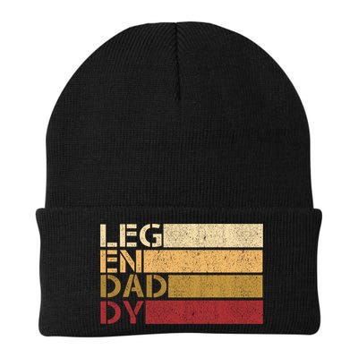 Vintage Legendaddy Worlds Coolest Dad Fathers Day Gift Cool Gift Beanie