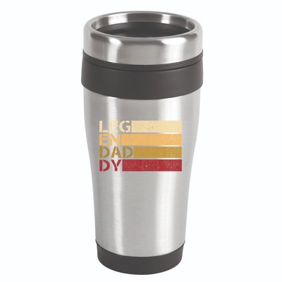 Vintage Legendaddy Worlds Coolest Dad Fathers Day Gift Cool Gift 16oz Travel Tumbler