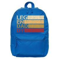 Vintage Legendaddy Worlds Coolest Dad Fathers Day Gift Cool Gift 16 in Basic Backpack