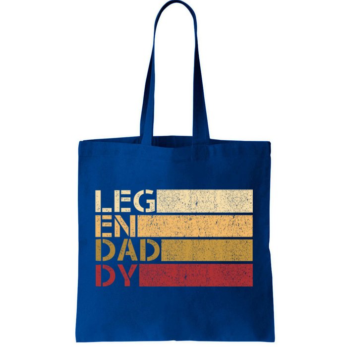 Vintage Legendaddy Worlds Coolest Dad Fathers Day Gift Cool Gift Tote Bag