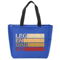 Vintage Legendaddy Worlds Coolest Dad Fathers Day Gift Cool Gift Zip Tote Bag