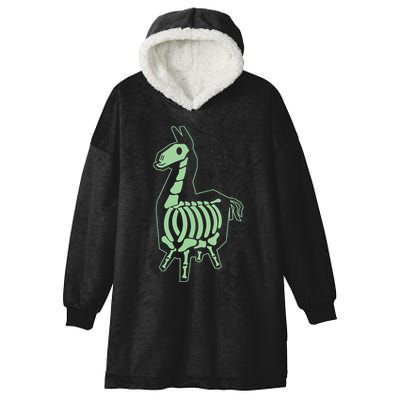 Victory Llama XRay Hooded Wearable Blanket