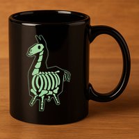Victory Llama XRay 11oz C Handle Ceramic Mug