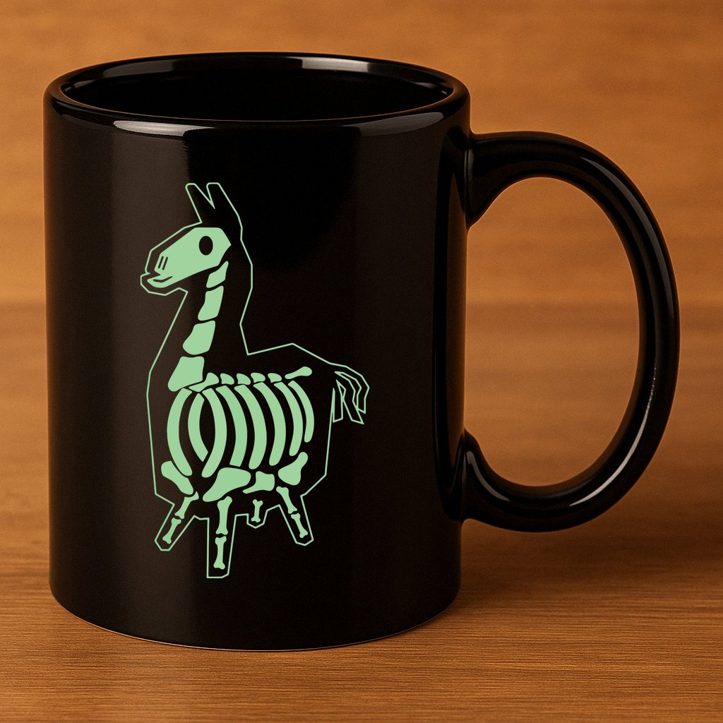Victory Llama XRay 11oz C Handle Ceramic Mug