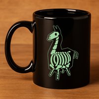 Victory Llama XRay 11oz C Handle Ceramic Mug