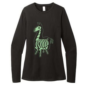 Victory Llama XRay Womens CVC Long Sleeve Shirt