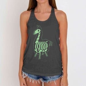 Victory Llama XRay Women's Knotted Racerback Tank