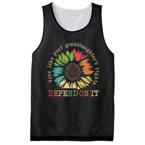 Vote Like Your Granddaughters Rights Depend On It Gift Mesh Reversible Basketball Jersey Tank