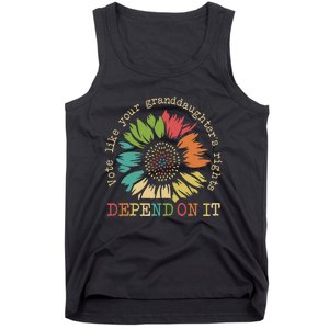 Vote Like Your Granddaughters Rights Depend On It Gift Tank Top