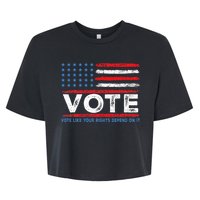 Vote Like Your Rights Depend On It 2024 Election Bella+Canvas Jersey Crop Tee