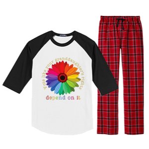 Vote Like Your GranddaughterS Rights Depend On It Raglan Sleeve Pajama Set