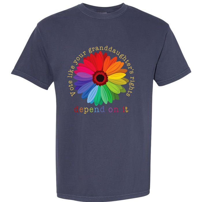 Vote Like Your GranddaughterS Rights Depend On It Garment-Dyed Heavyweight T-Shirt