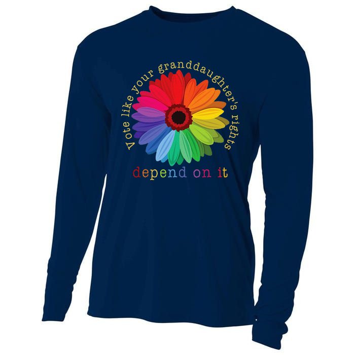 Vote Like Your GranddaughterS Rights Depend On It Cooling Performance Long Sleeve Crew