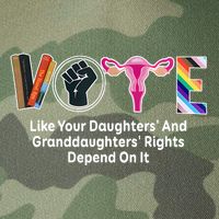 Vote Like Your Daughters And Granddaughters Rights Depend Legacy Tie Dye Trucker Hat