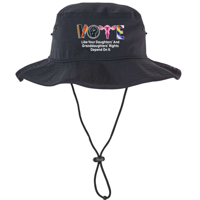 Vote Like Your Daughters And Granddaughters Rights Depend Bucket Hat