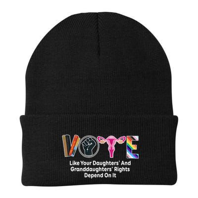 Vote Like Your Daughters And Granddaughters Rights Depend Beanie